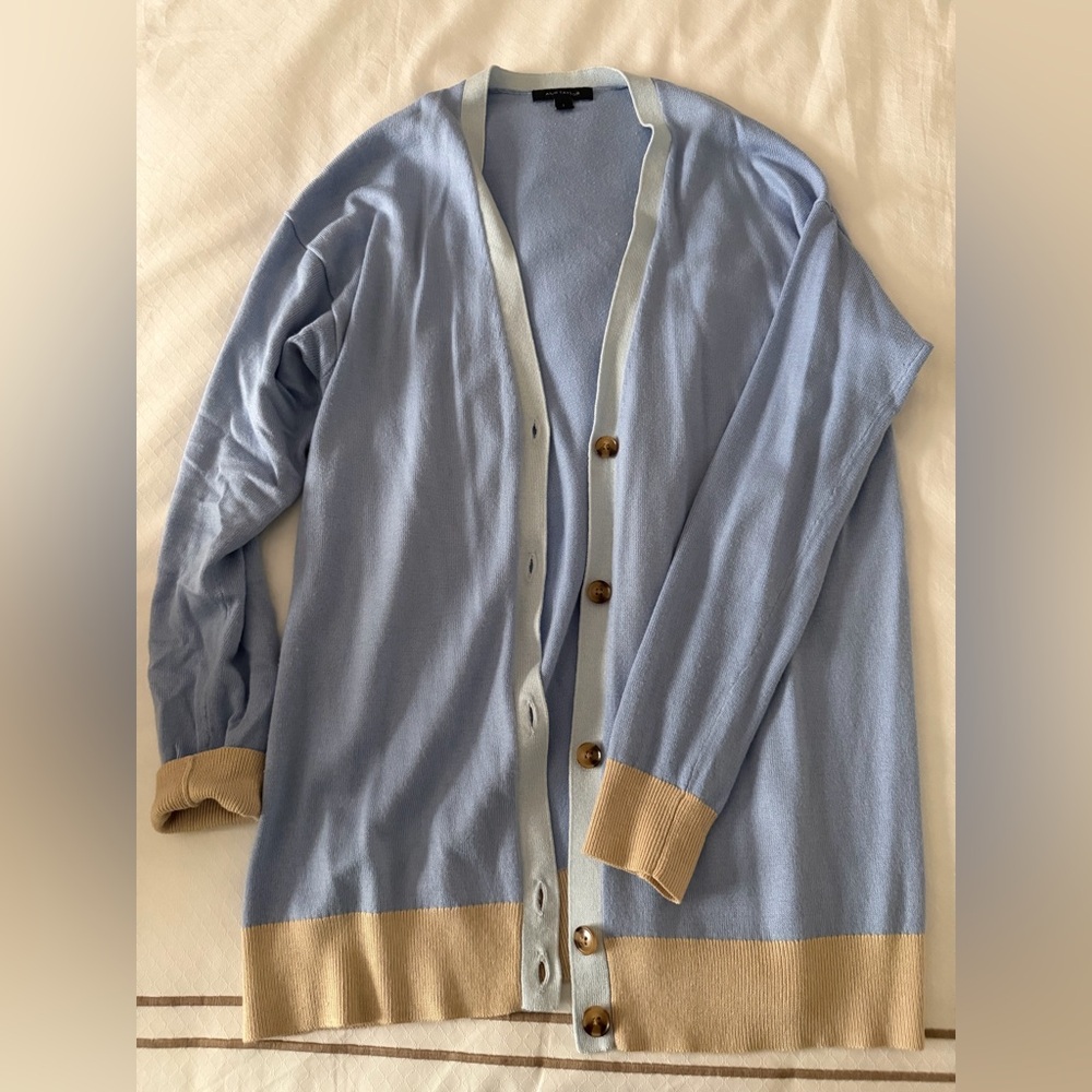 Ann Taylor Light Blue Cardigan